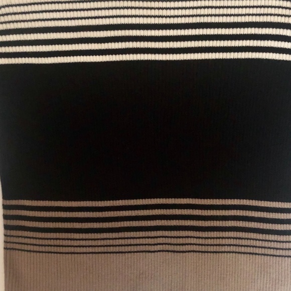 Limited Cotton Ribbed Crew Neck Sweater, small, cream,black, taupe - Picture 5 of 7